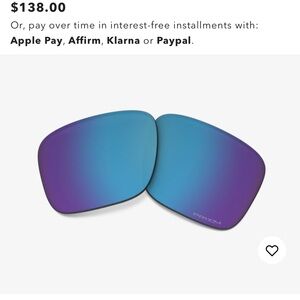 Oakley Prizm Sapphire Polarized Lenses
